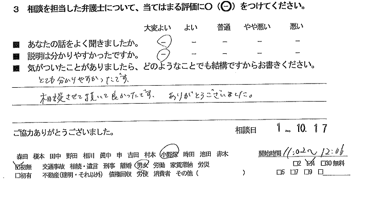 お客様の声