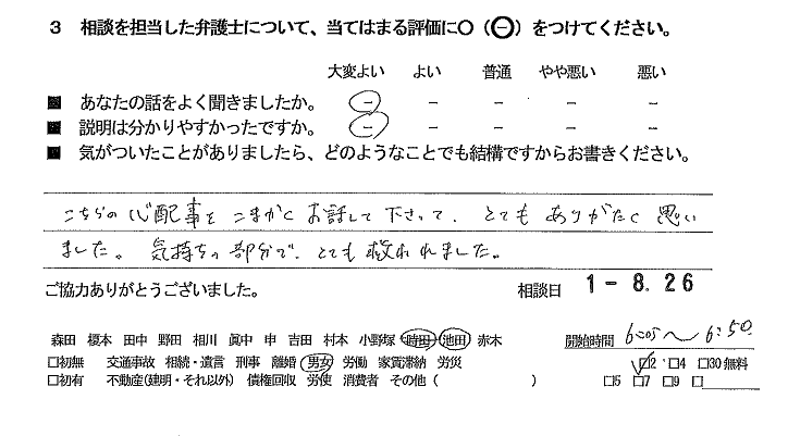 お客様の声