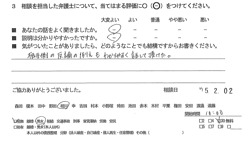 お客様の声